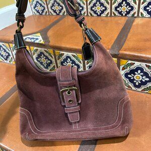 Coach Sueded Shoulder bag